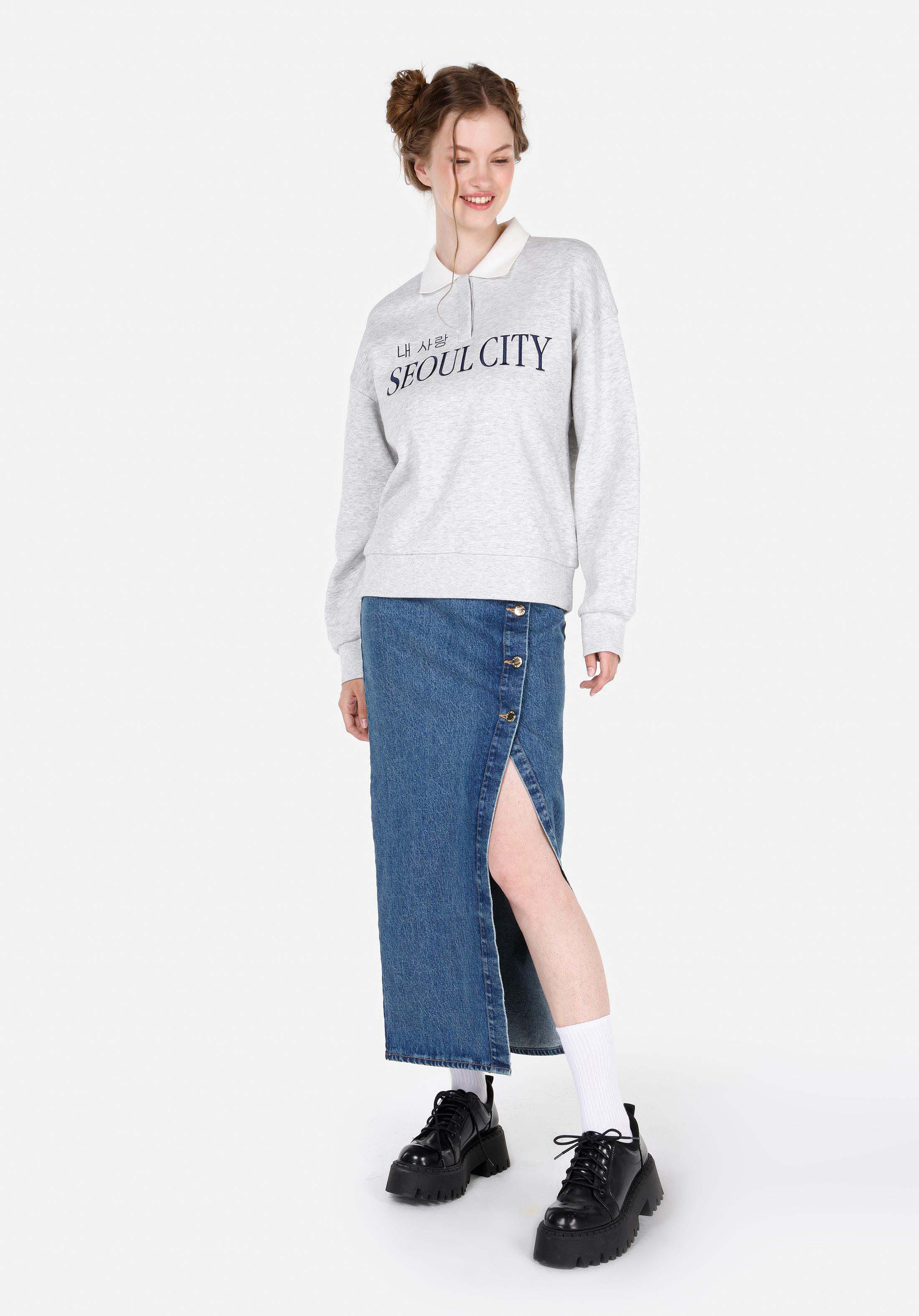 Показать информацию о Женская синяя облегающая юбка