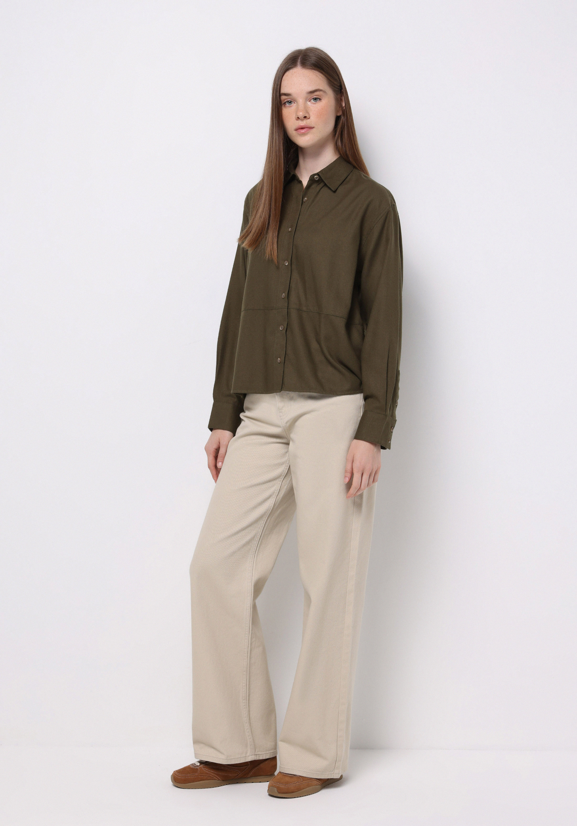 Показать информацию о Жен. Рубашки Длинный Рукав