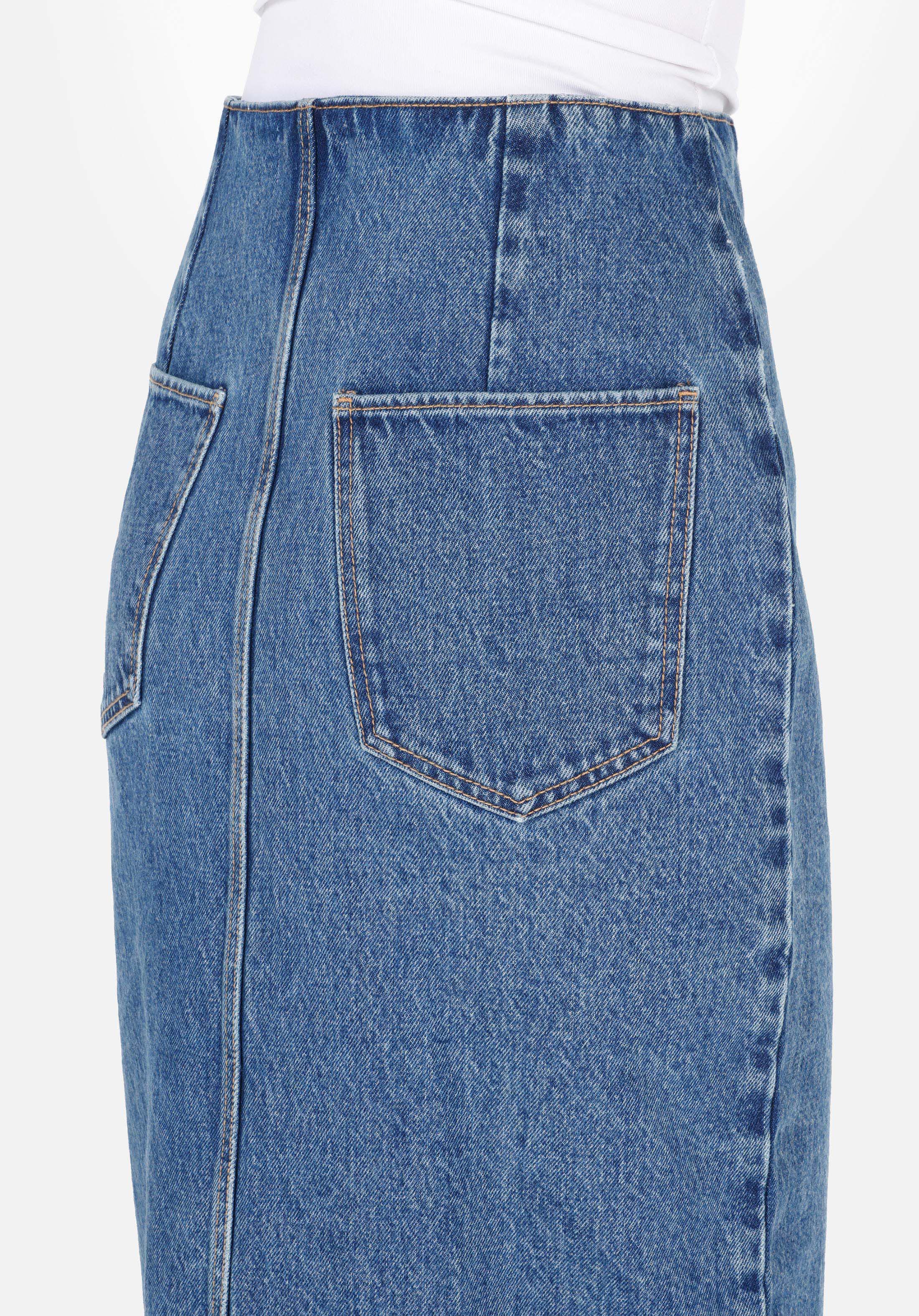 Показать информацию о Женская синяя облегающая юбка