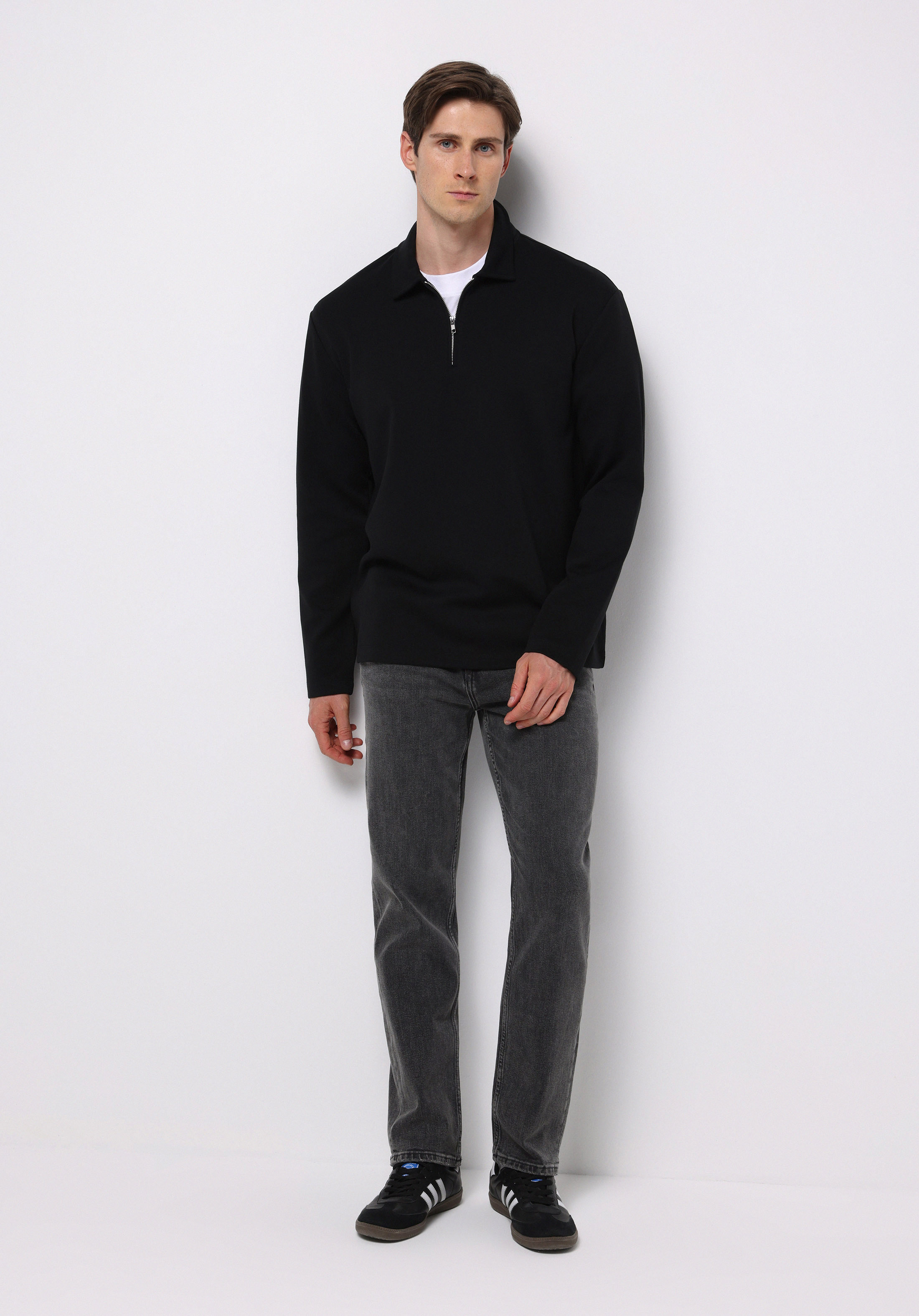 Показать информацию о Мужская Футболки Длинный Рукав