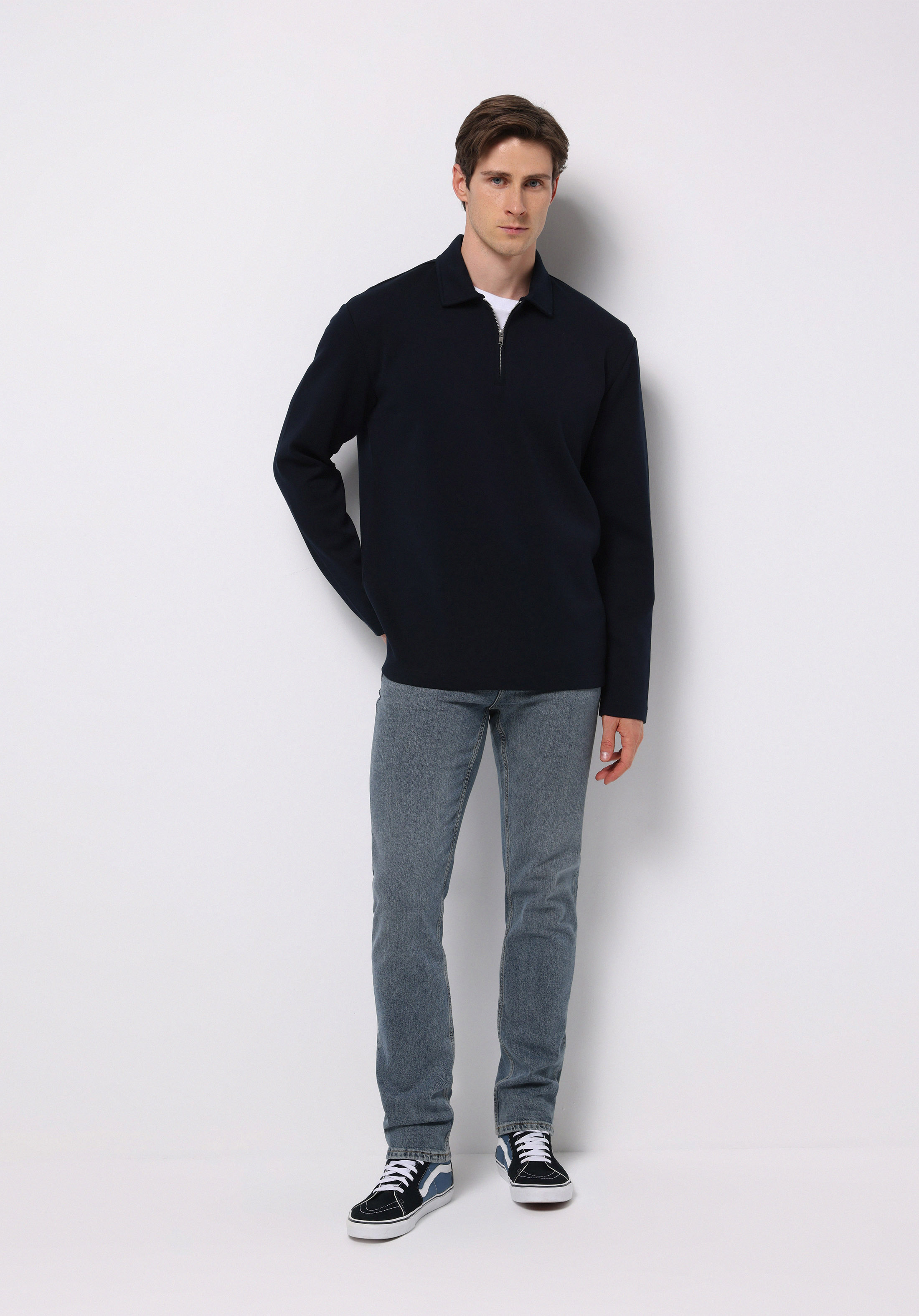 Показать информацию о Мужская Футболки Длинный Рукав