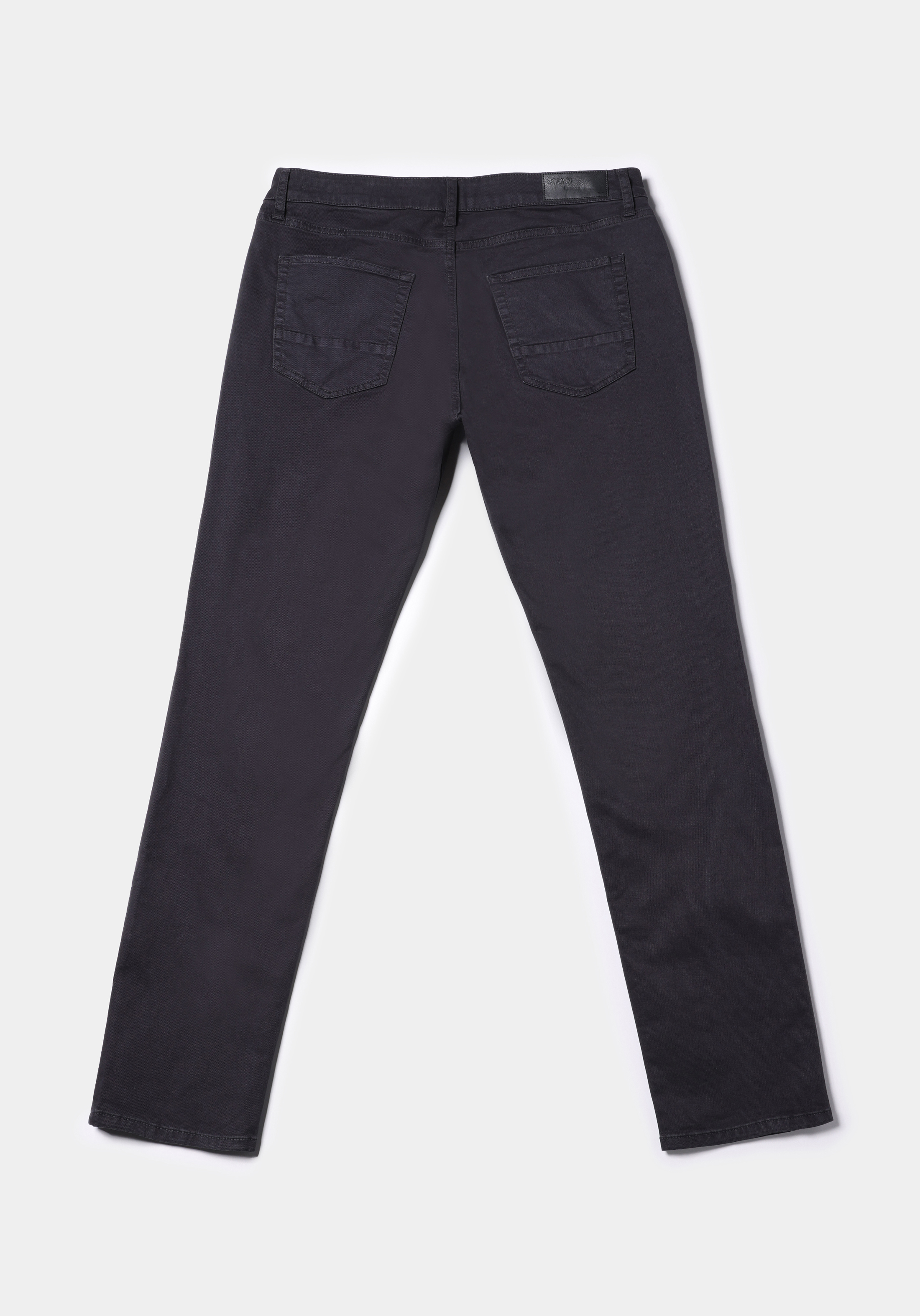 Показать информацию о Мужские серые прямые брюки с заниженной посадкой