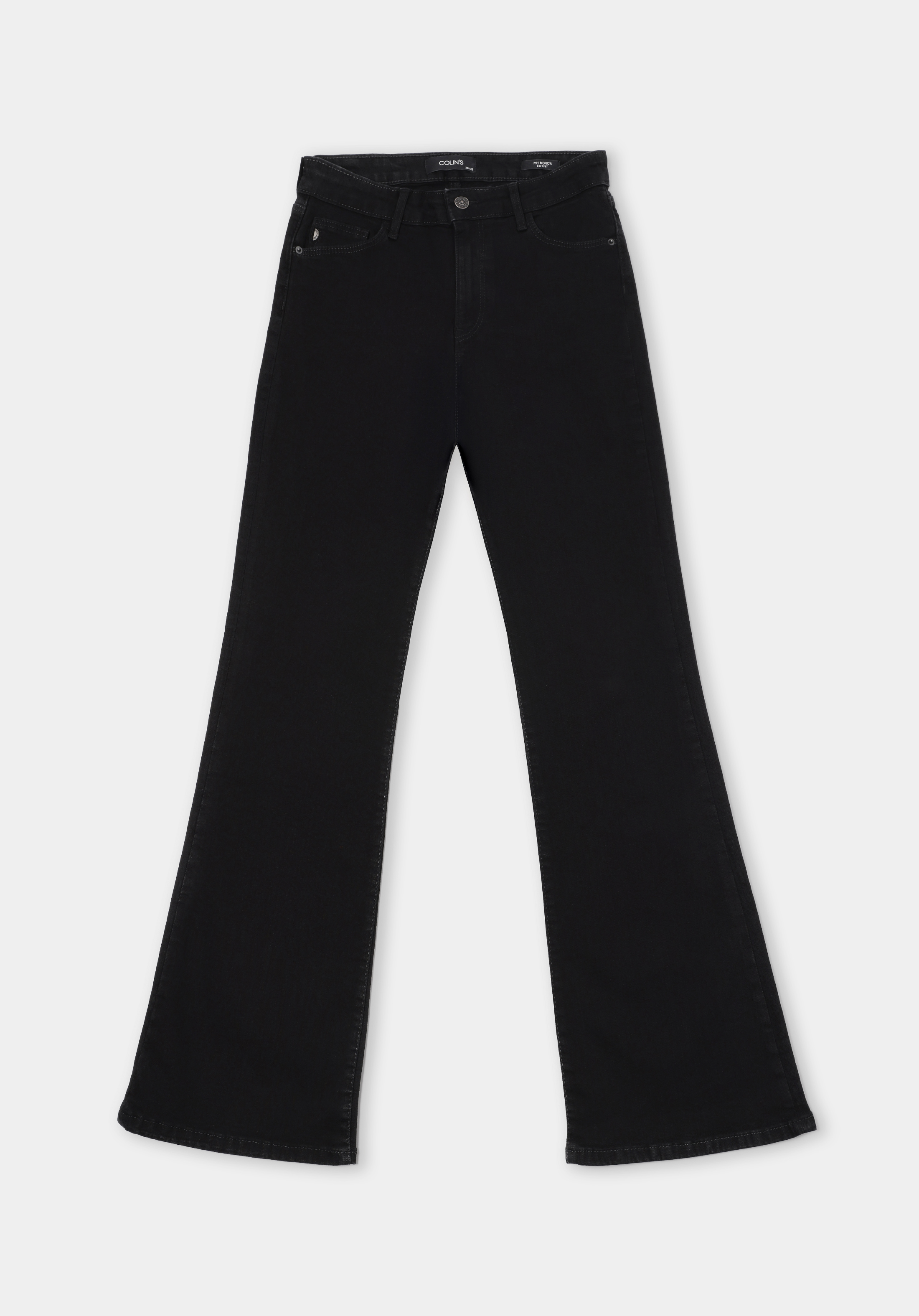 Показать информацию о Женские джинсы из денима стандартного кроя со средней посадкой