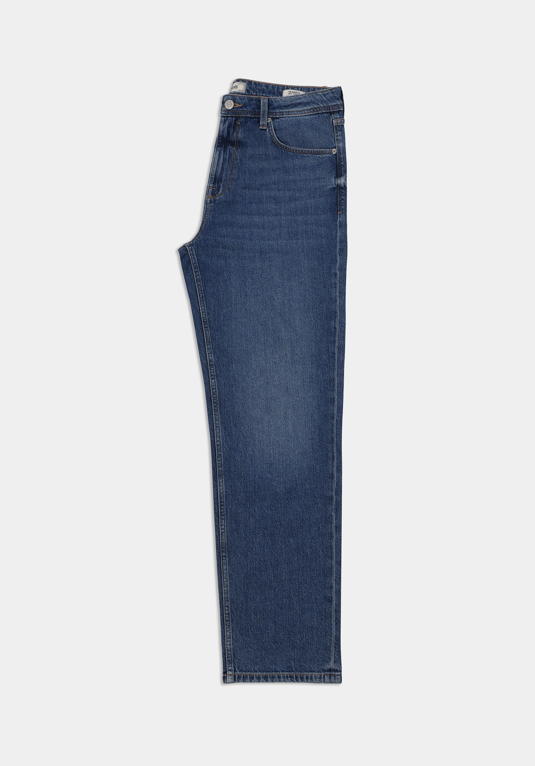 Показать информацию о Мужские джинсы прямой посадки Loose Straight Fit цвета индиго