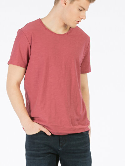 COLIN'S красный мужской футболки короткий рукав