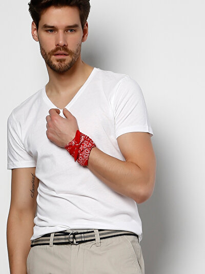 COLIN'S белый мужской футболки короткий рукав