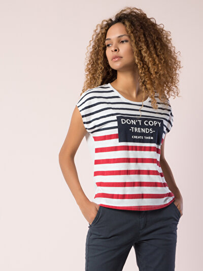 COLIN'S белый женский футболки короткий рукав