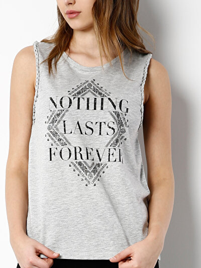 COLIN'S серый женский майки