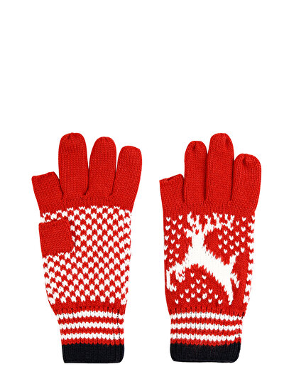 COLIN'S красный женский перчатки