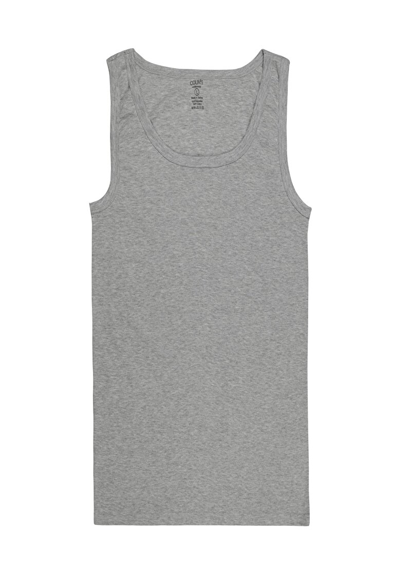 Изображение Мужская серая майка modern fit