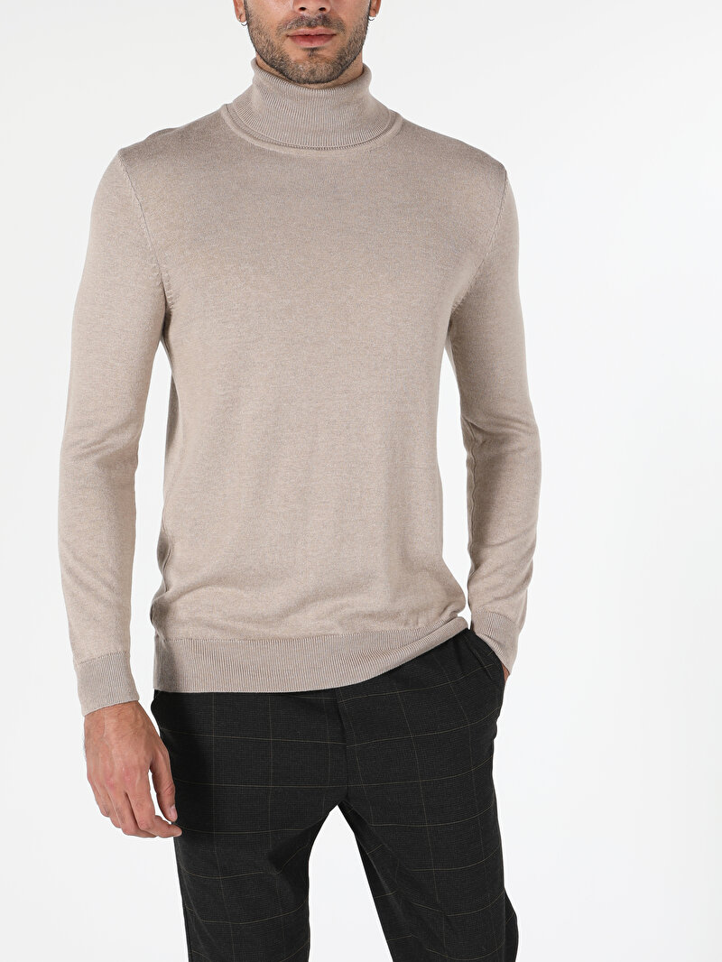 Мужские кардиганы синий меланж Slim Fit cl1055784