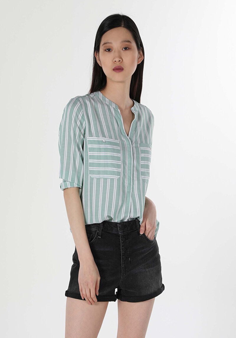 Изображение Женская блузка длинный рукав