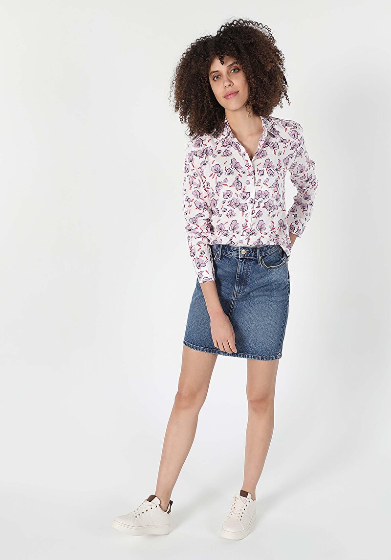 Изображение Женская рубашка длинный рукав