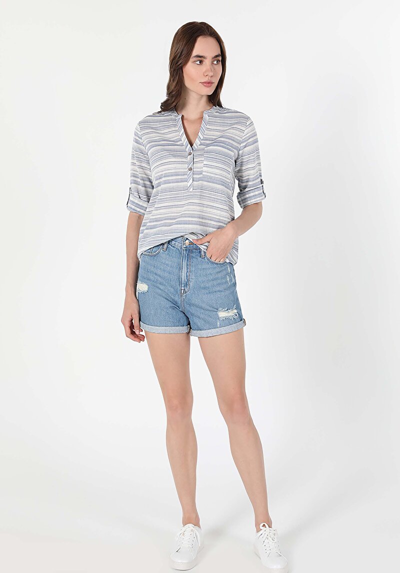 Изображение Женская блузка длинный рукав