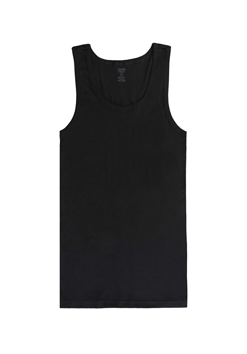 Изображение Мужская черная майка modern fit