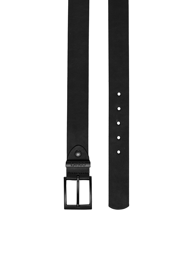 Изображение Мужской ремень черного цвета