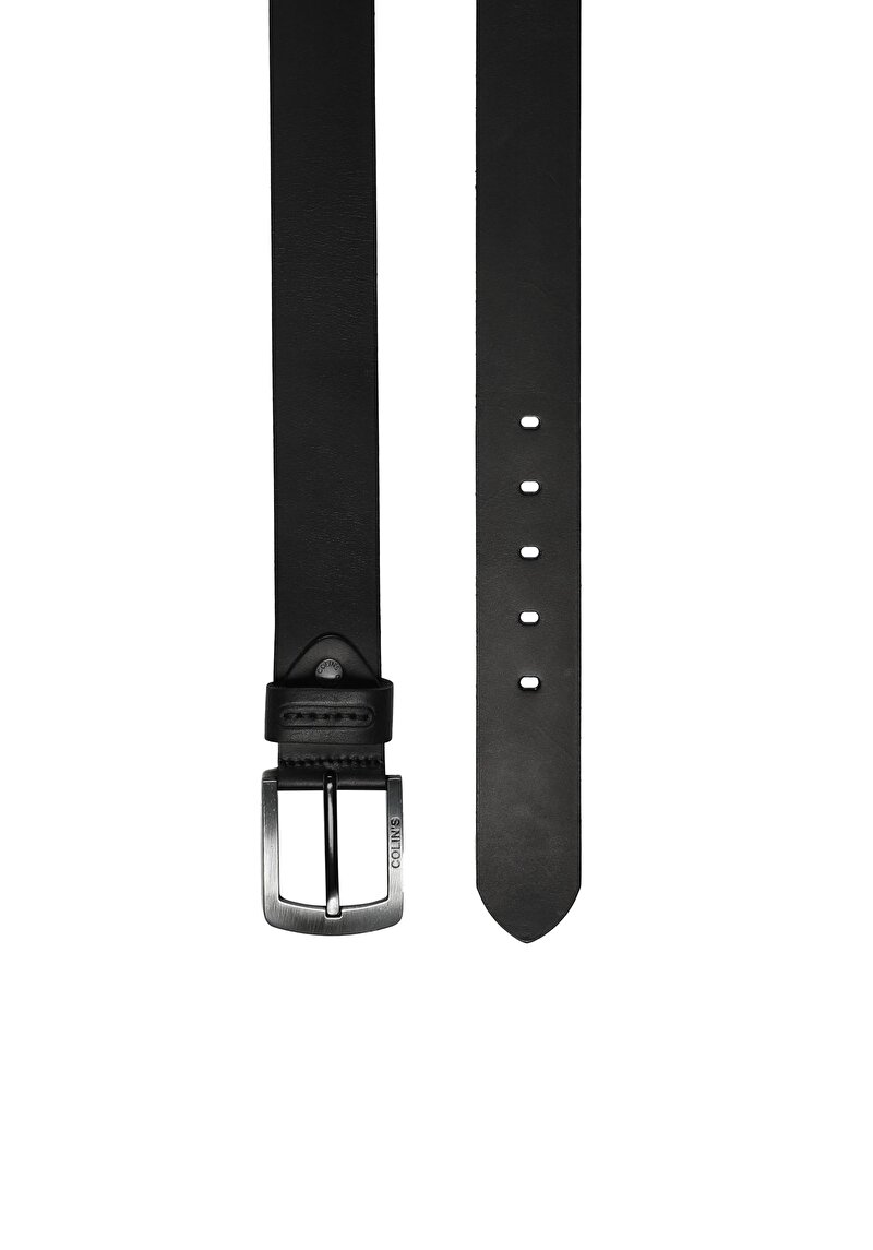 Изображение Мужской ремень черного цвета