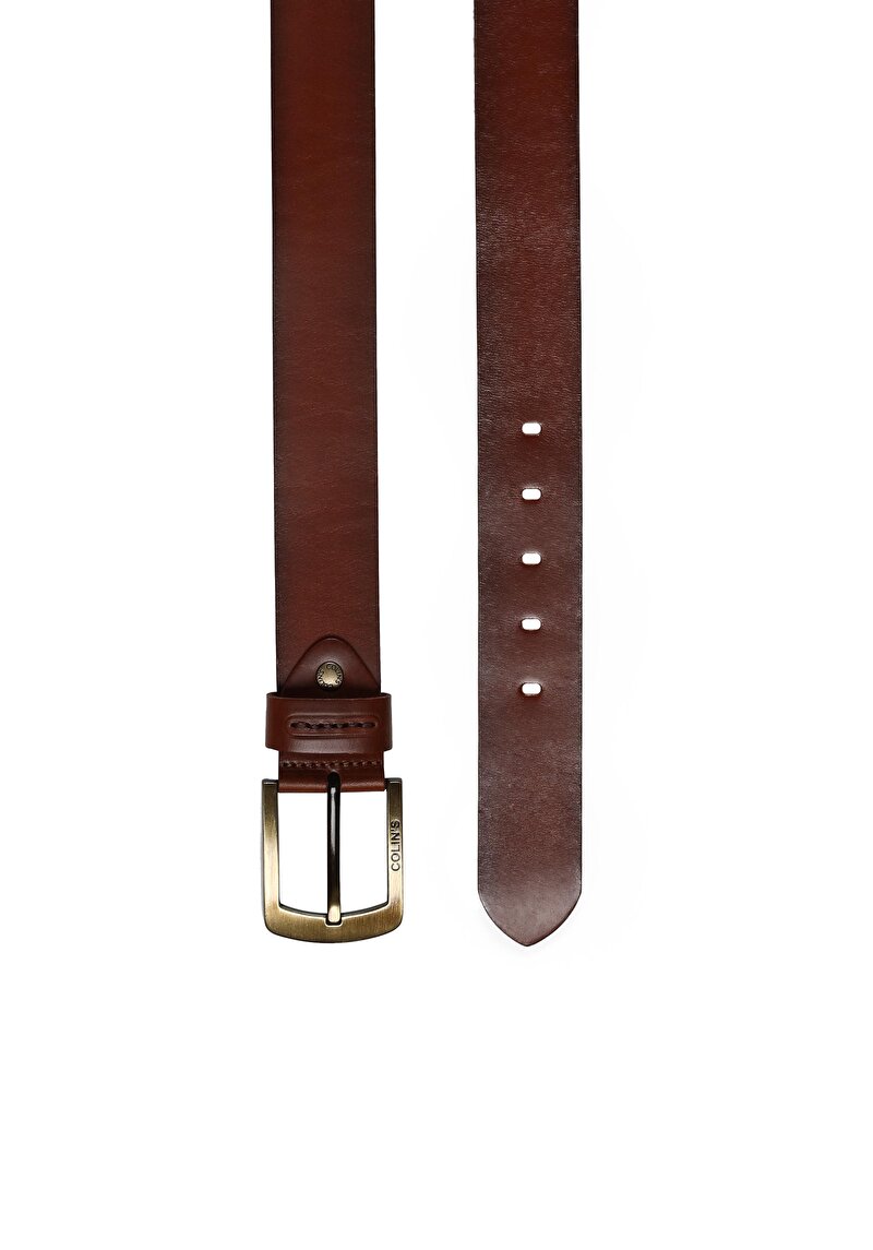 Изображение Мужской ремень коричневого цвета