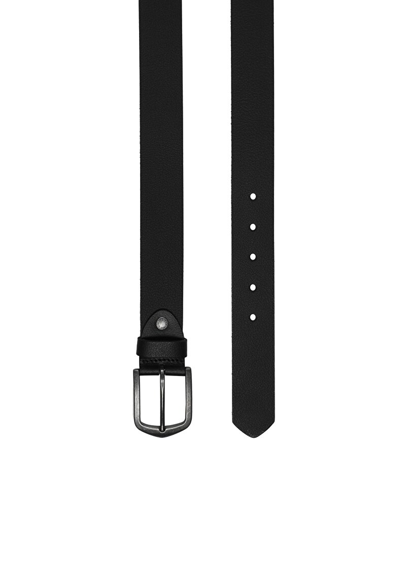 Изображение Мужской ремень черного цвета
