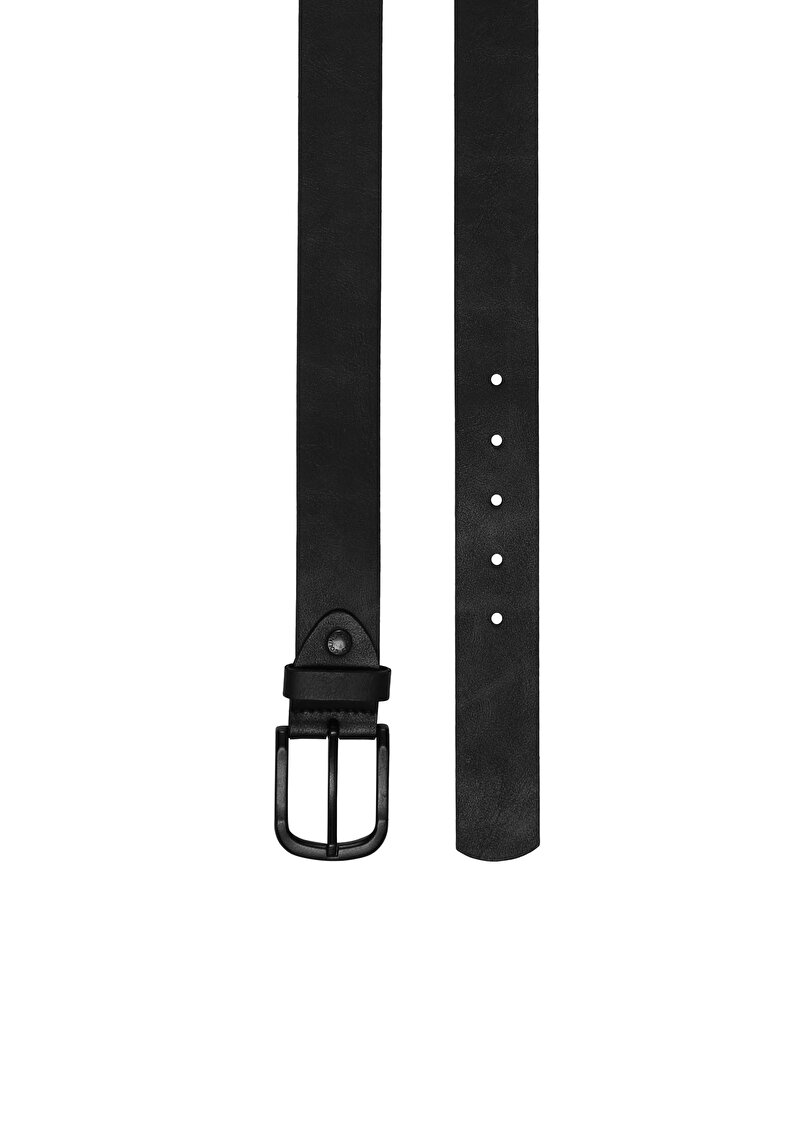 Изображение Мужской ремень черного цвета