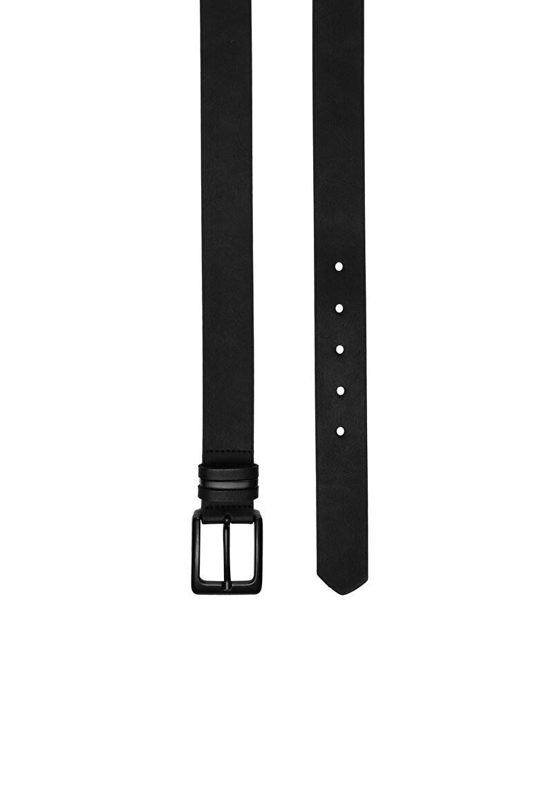 Изображение Мужской ремень черного цвета