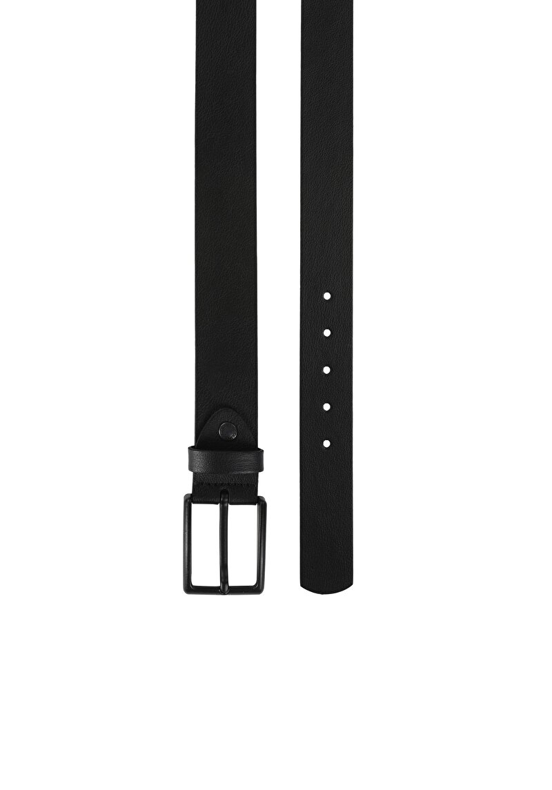 Изображение Мужской ремень черного цвета