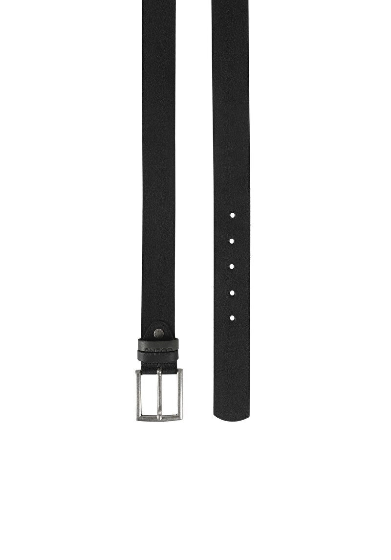 Изображение Мужской ремень черного цвета