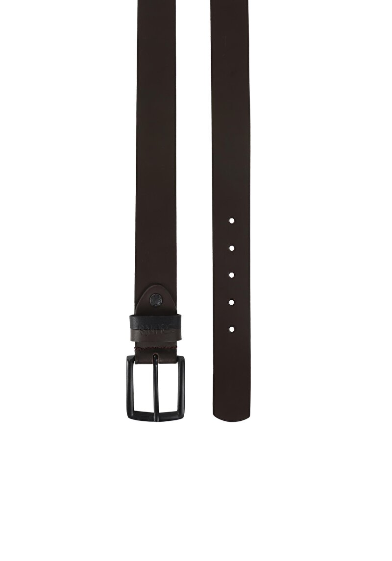 Изображение Мужской ремень коричневого цвета