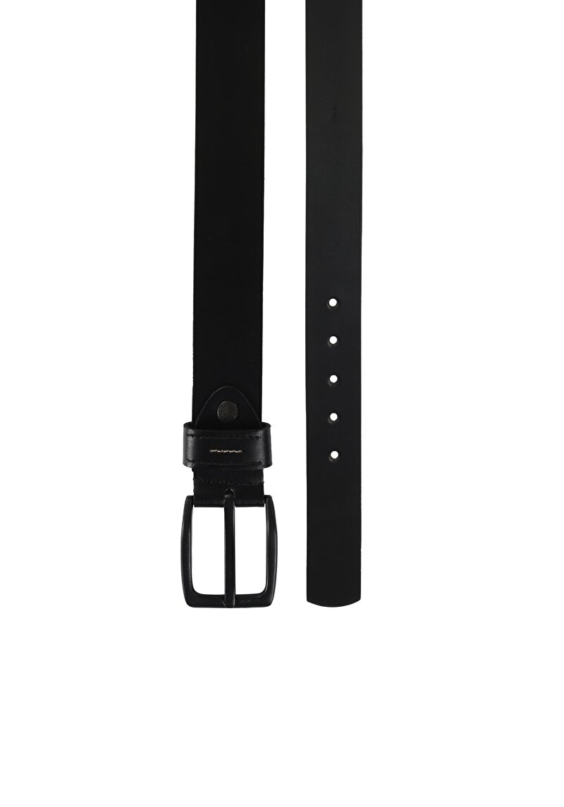 Изображение Мужской ремень черного цвета