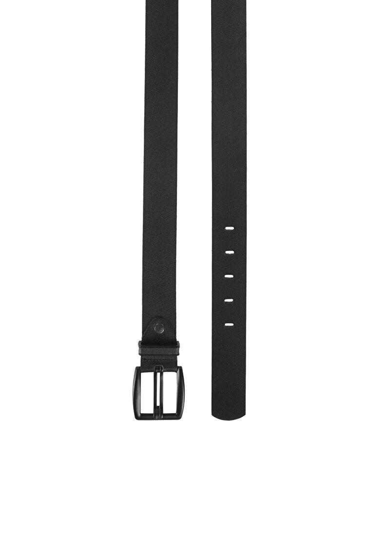 Изображение Мужской ремень черного цвета