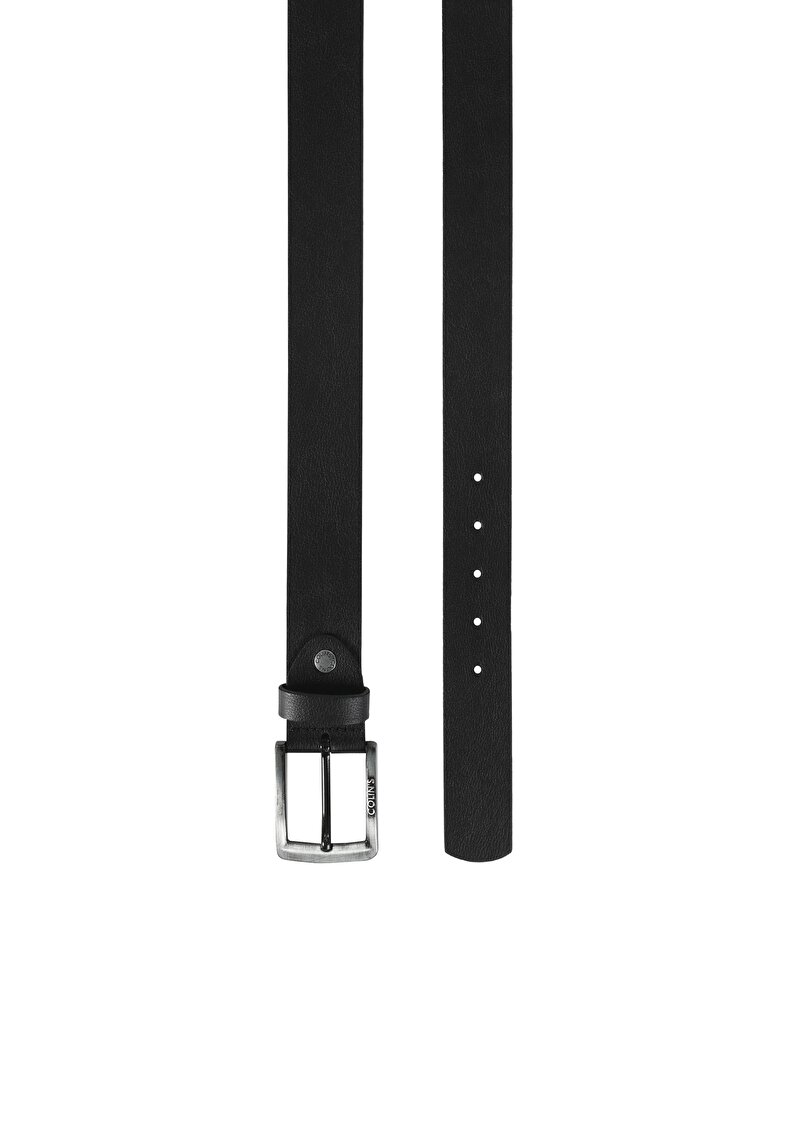 Изображение Мужской ремень черного цвета