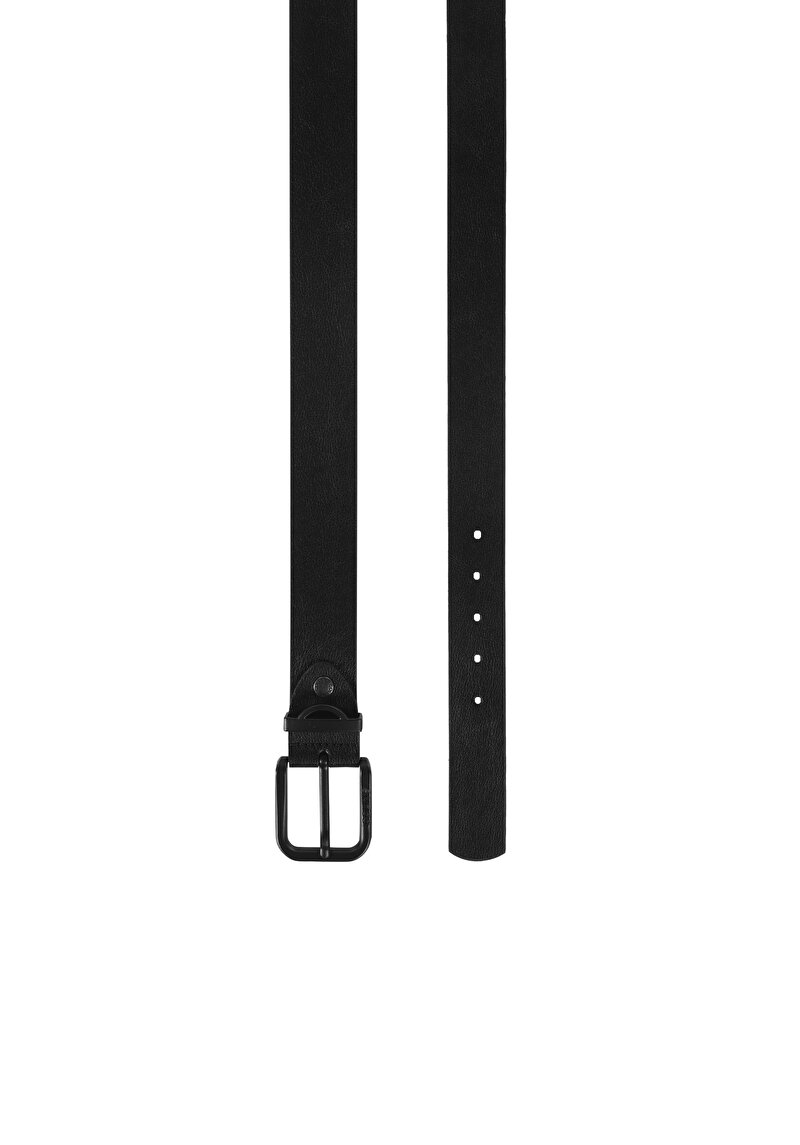 Изображение Мужской ремень черного цвета