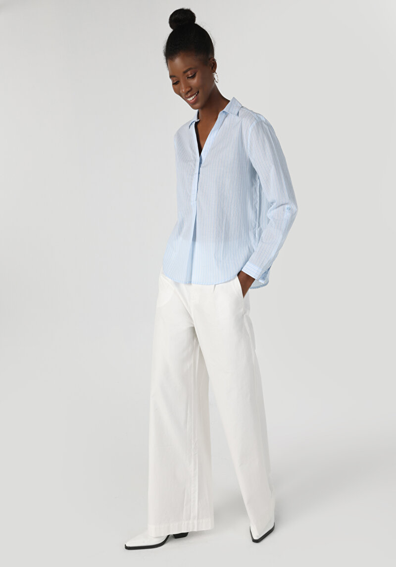 Изображение Женская блузка длинный рукав