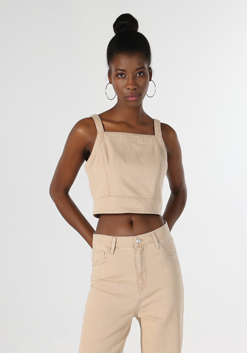 Показать информацию о Женская приталенная рубашка без рукавов с квадратным воротником элегантный летний стиль