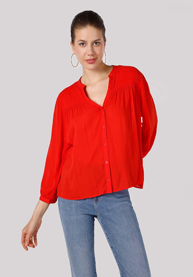 Изображение Женская рубашка длинный рукав