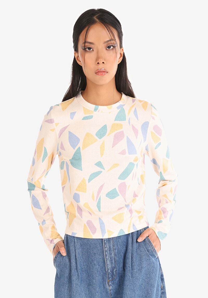 Изображение Женская футболка длинный рукав