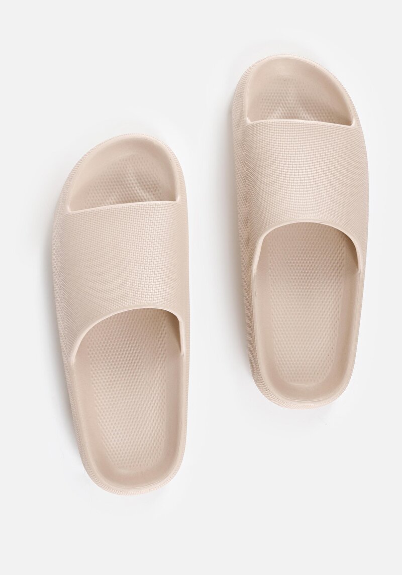 Изображение Женские бежевые сланцы