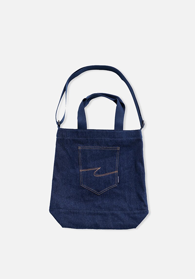 Изображение Мужская тёмно-синяя сумка