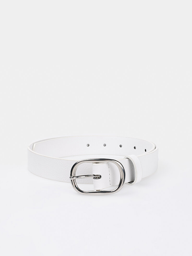 Изображение Женский белый ремень