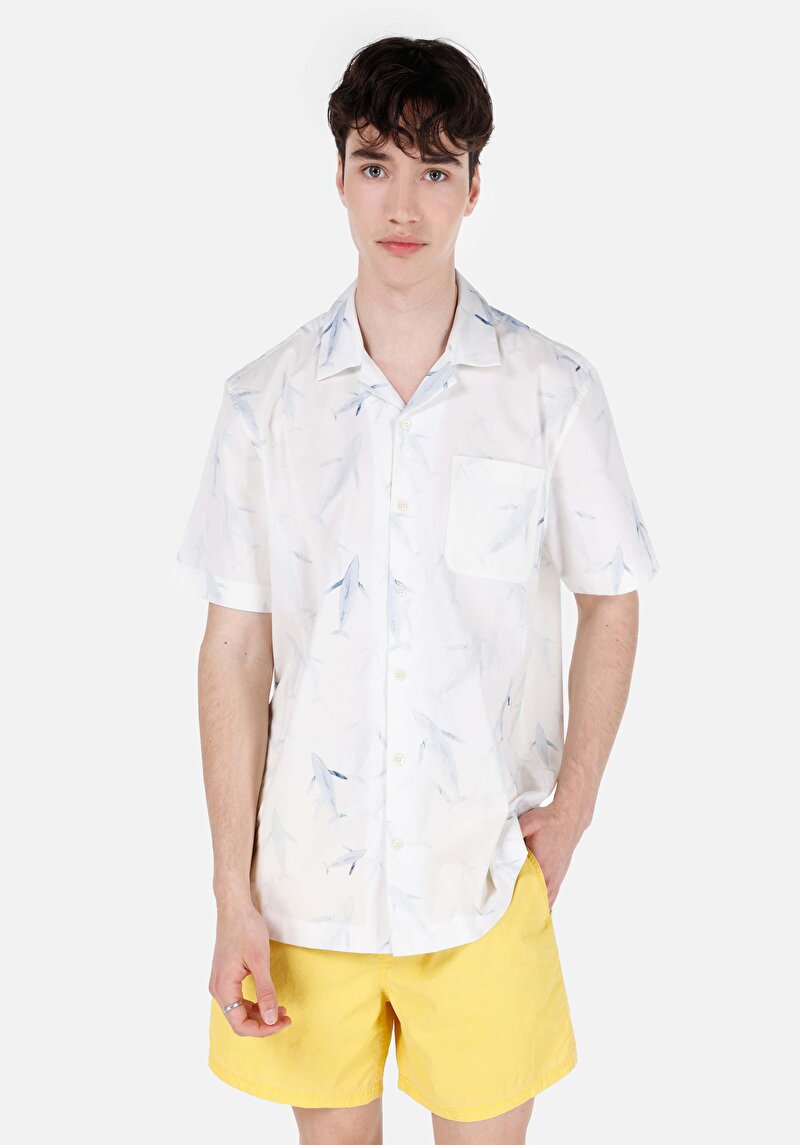 Изображение Мужская рубашка короткий рукав