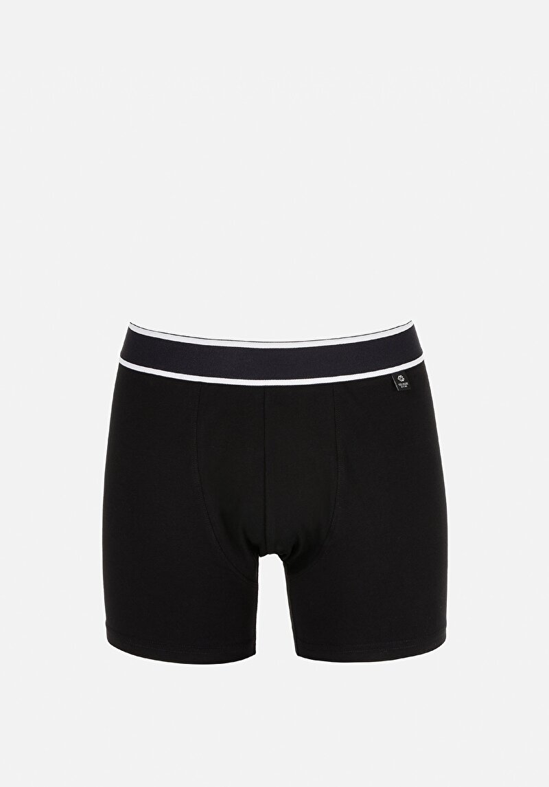 Изображение Мужские чёрные боксеры современного кроя