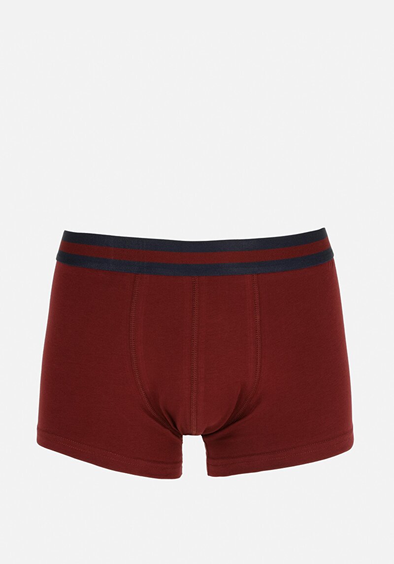 Изображение Мужские бордовые боксеры современного кроя