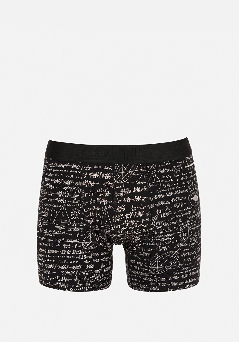 Изображение Мужские чёрные боксеры современного кроя