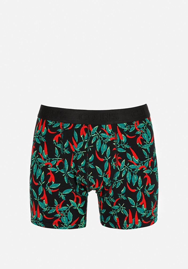 Изображение Мужские чёрные боксеры современного кроя