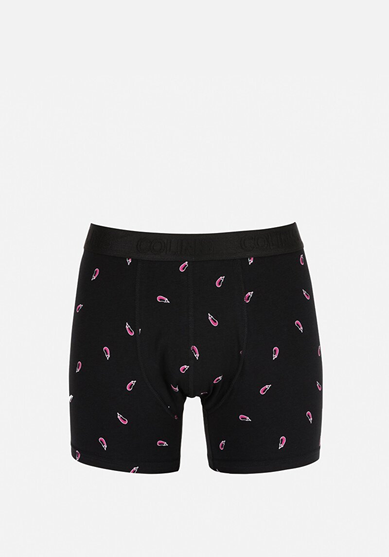 Изображение Мужские чёрные боксеры современного кроя