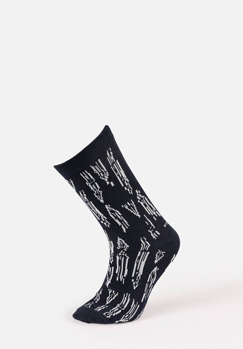 Изображение Мужские тёмно-синие носки