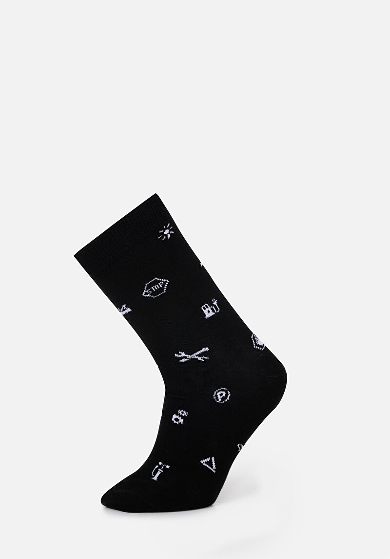 Изображение Мужские чёрные носки