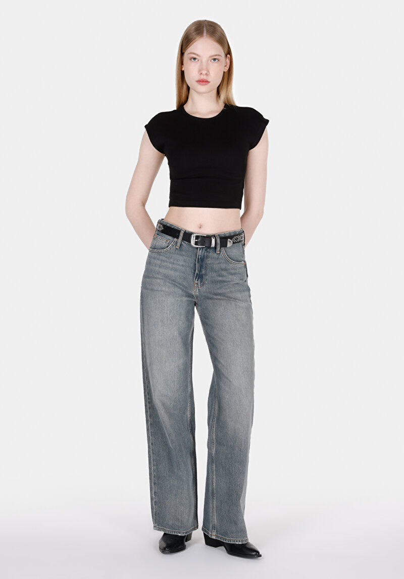 Изображение Женские брюки высокой посадки Regular Fit
