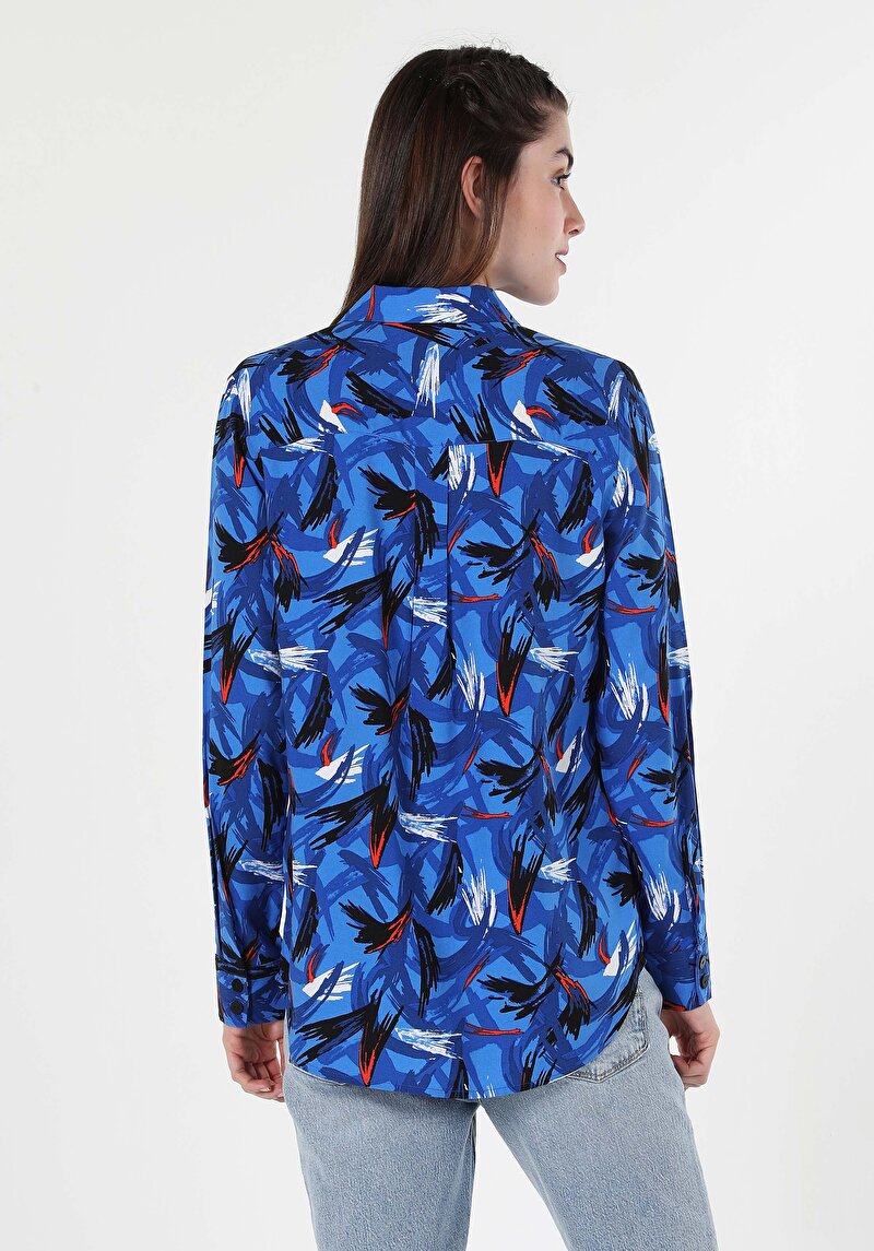 Показать информацию о Женская рубашка длинный рукав