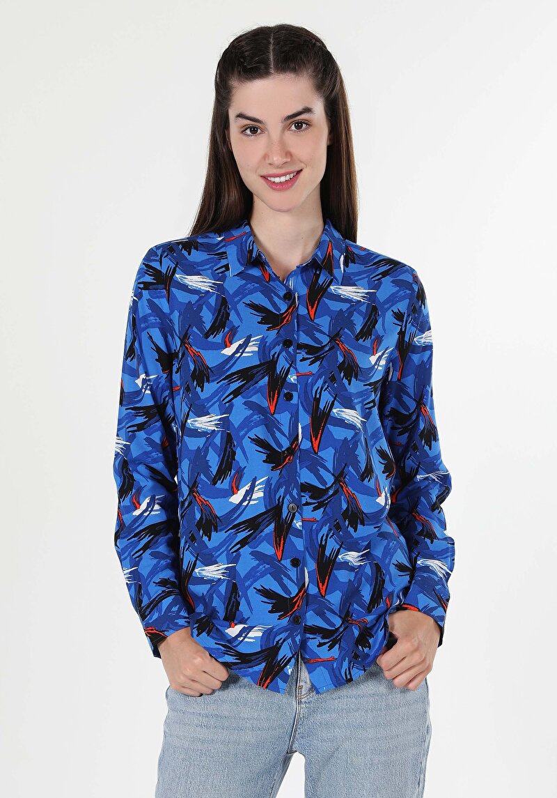 Показать информацию о Женская рубашка длинный рукав